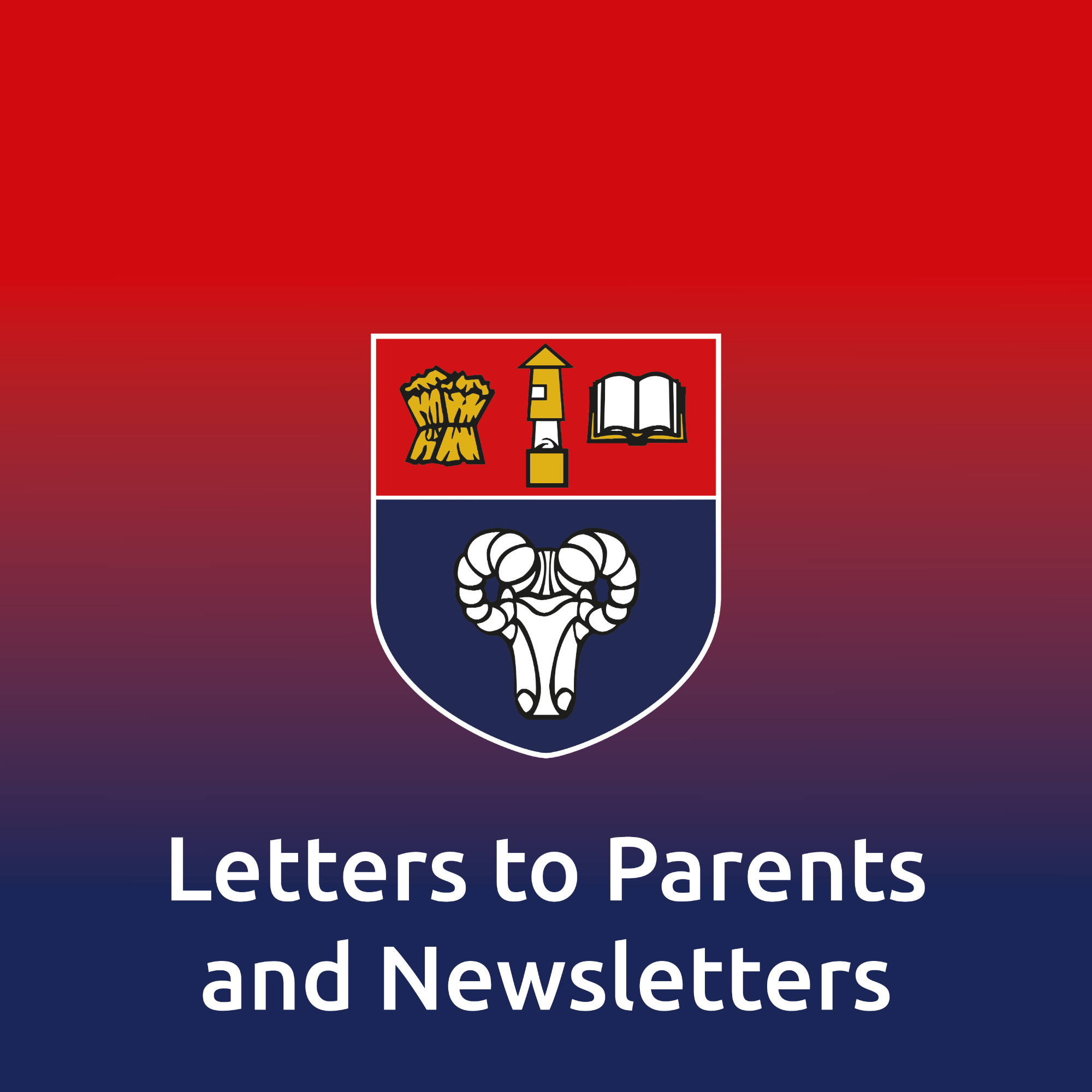 Button and link for Letters to Parents and Newsletters